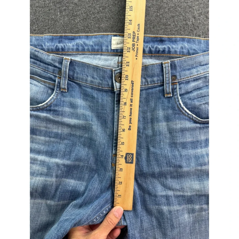 Hudson Jeans Men Straight Leg‎ Light Wash Denim Tag 38W (40Wx30L) Cotton Blend